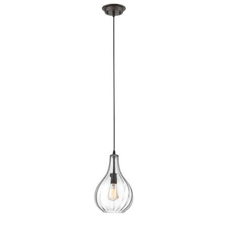 CHLOE LIGHTING Chloe Lighting CH2S107RB09-DP1 Savannah Transitional 1 Light Rubbed Bronze Ceiling Mini Pendant - 9 in. CH2S107RB09-DP1